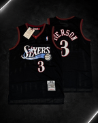 Camiseta NBA Allen Iverson #3 - Philadelphia 76ers Negra