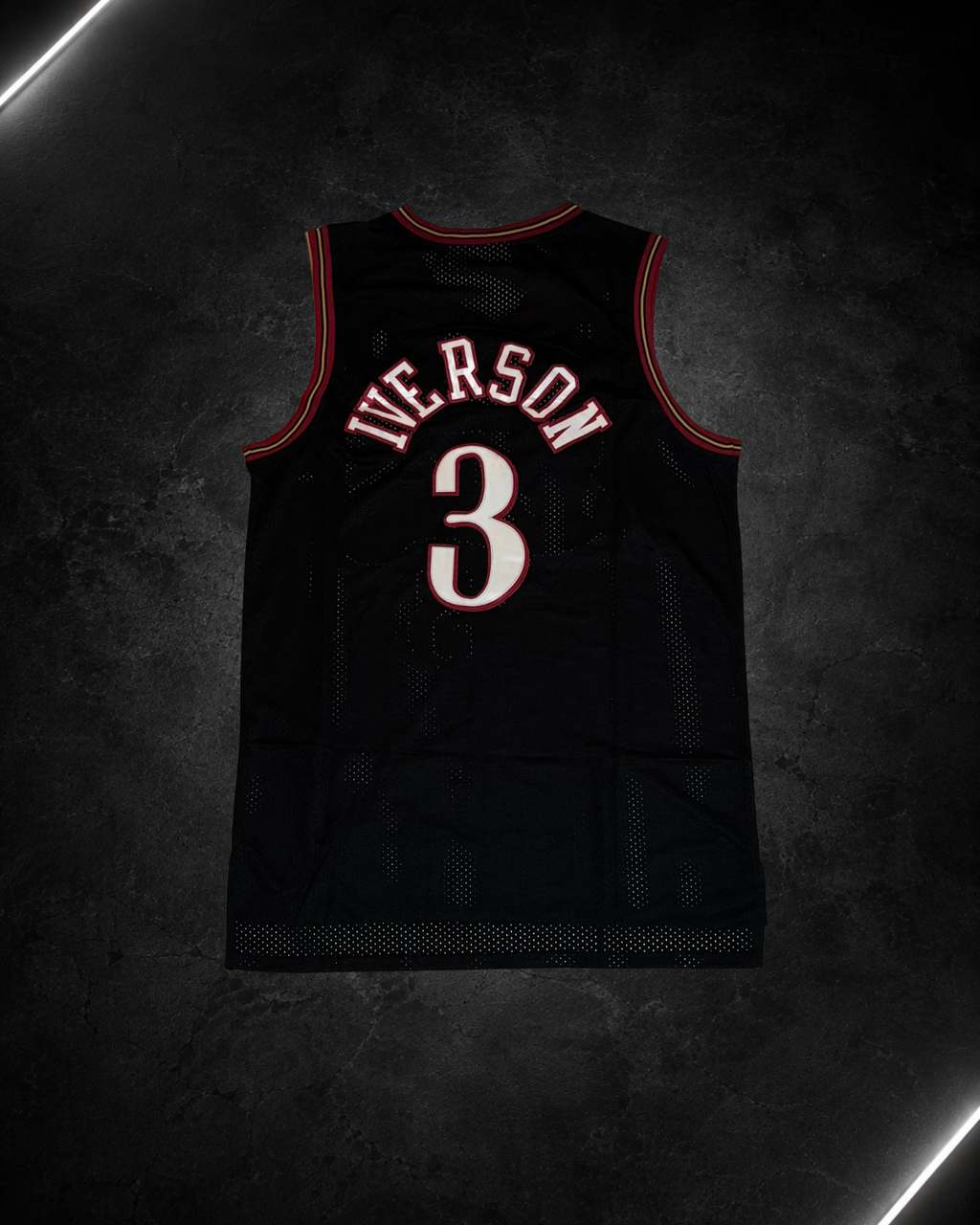 Camiseta NBA Allen Iverson #3 - Philadelphia 76ers Negra