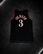 Camiseta NBA Allen Iverson #3 - Philadelphia 76ers Negra