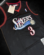 Camiseta NBA Allen Iverson #3 - Philadelphia 76ers Negra
