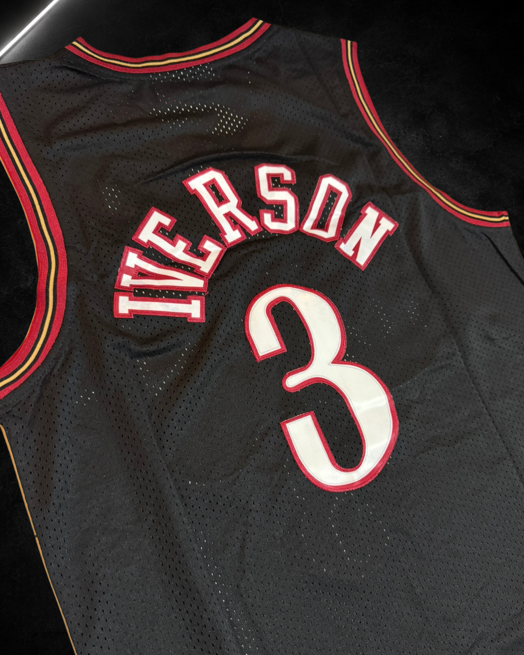 Camiseta NBA Allen Iverson #3 - Philadelphia 76ers Negra