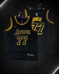Camiseta NBA Luka Doncic #77 - Los Angeles Lakers Negra