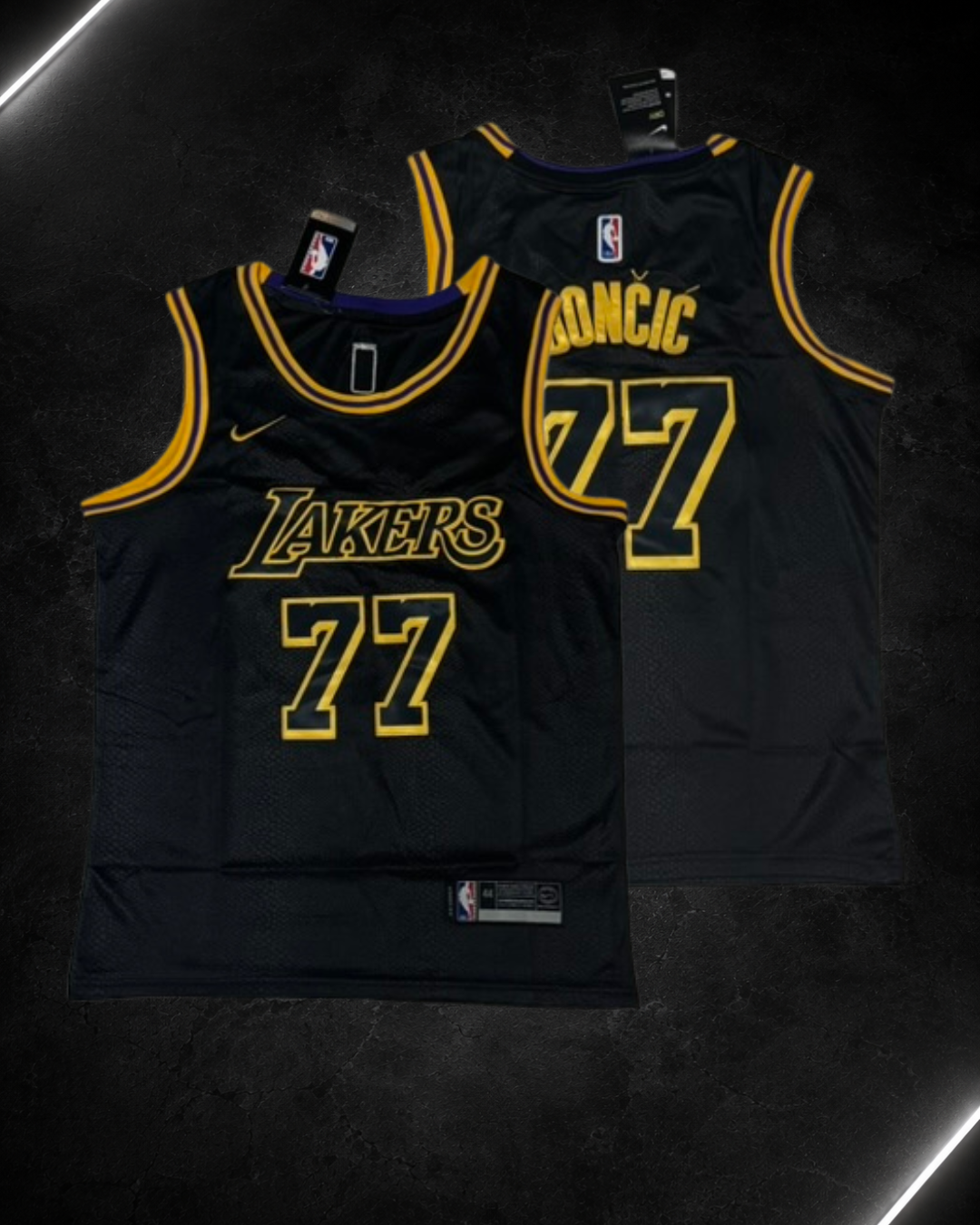 Camiseta NBA Luka Doncic #77 - Los Angeles Lakers Negra