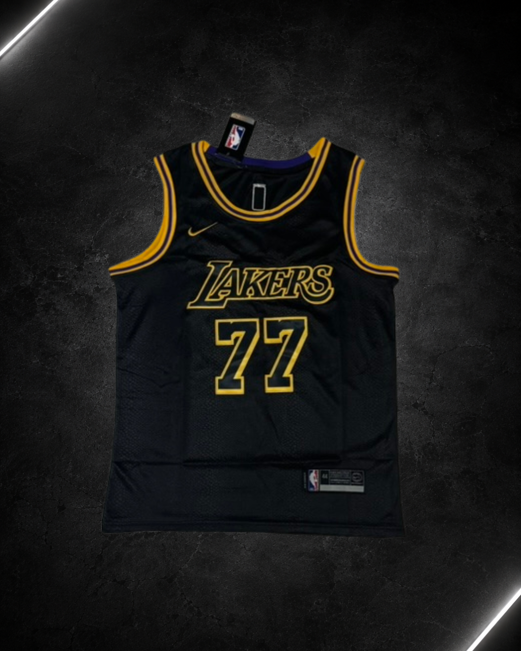 Camiseta NBA Luka Doncic #77 - Los Angeles Lakers Negra