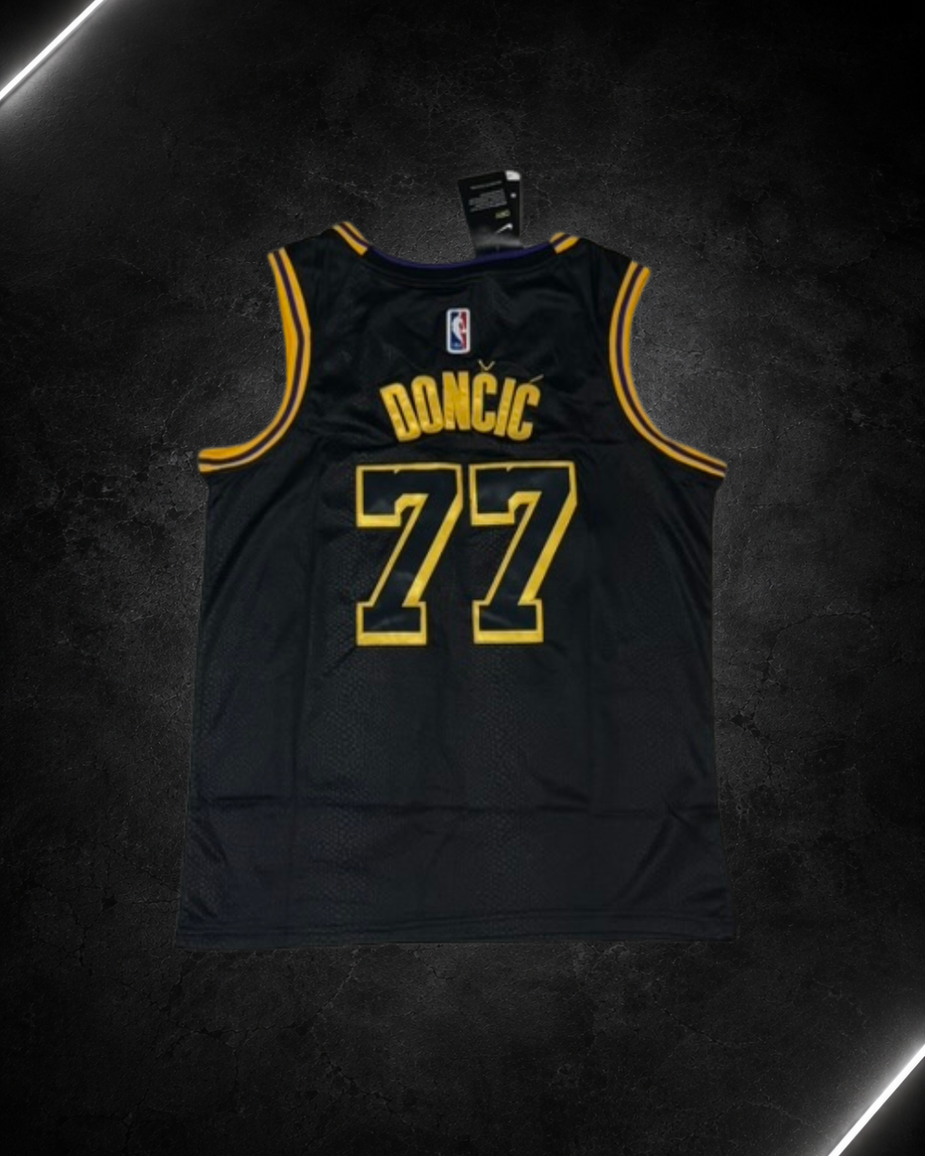 Camiseta NBA Luka Doncic #77 - Los Angeles Lakers Negra