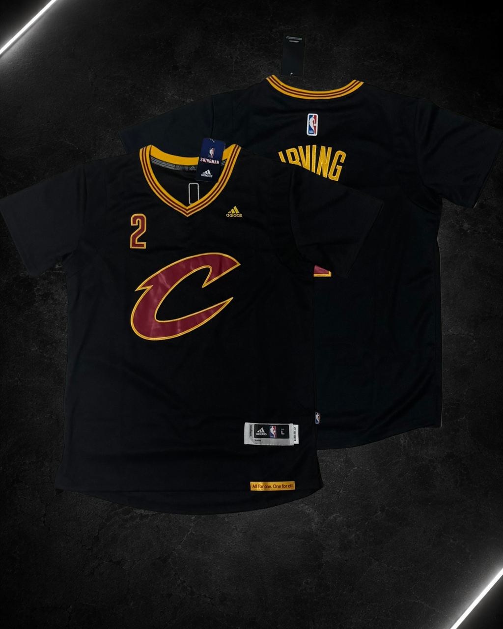Camiseta NBA Kyrie Irving #2 - Cleveland Cavaliers Negra