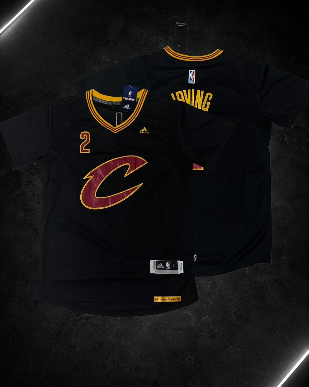 Camiseta NBA Kyrie Irving #2 - Cleveland Cavaliers Negra