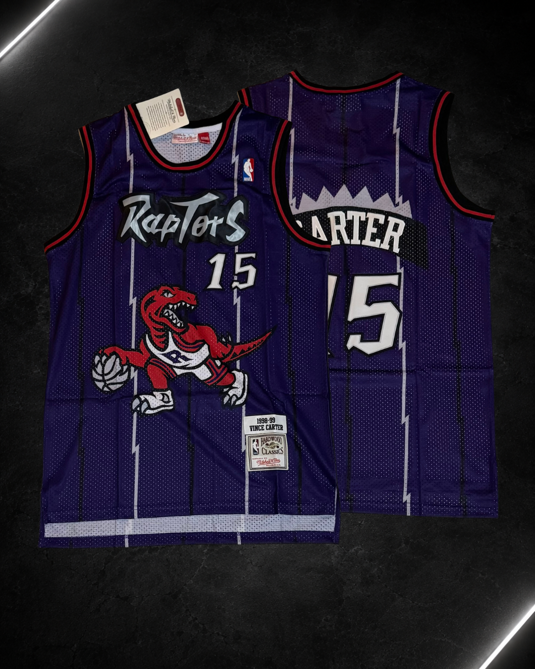 Camiseta NBA Vince Carter #15 - Toronto Raptors Violeta