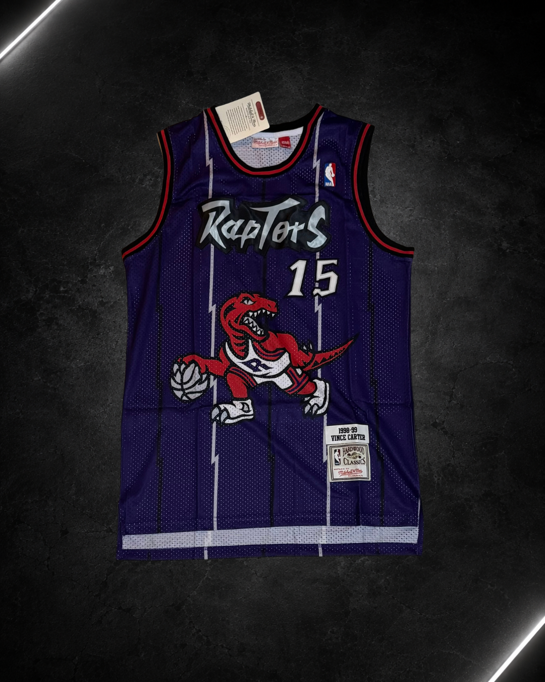 Camiseta NBA Vince Carter #15 - Toronto Raptors Violeta