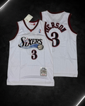 Camiseta NBA Allen Iverson #3 - Philadelphia 76ers Blanca