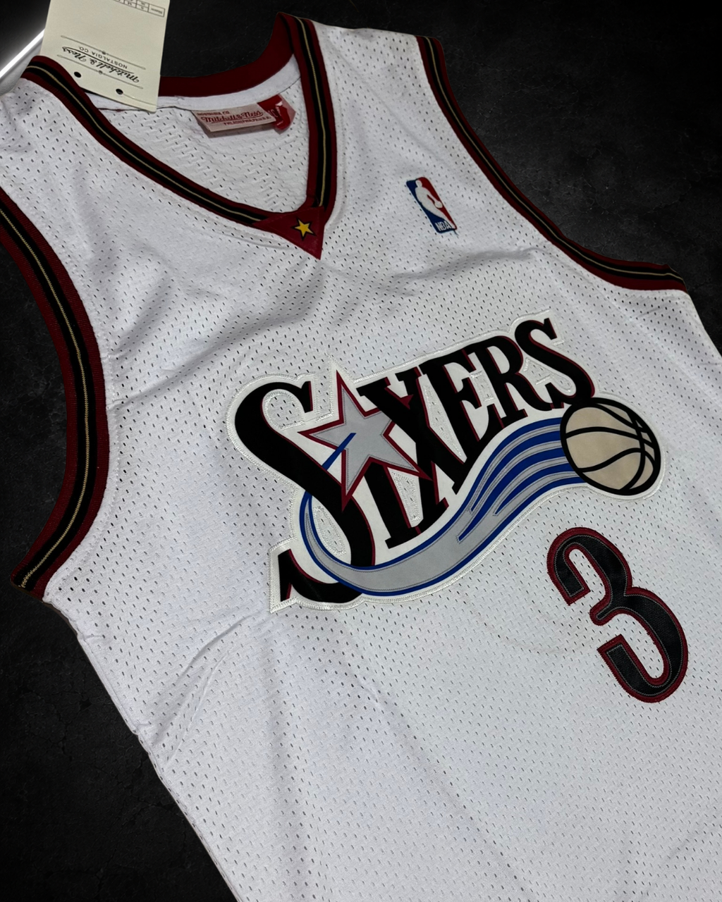 Camiseta NBA Allen Iverson #3 - Philadelphia 76ers Blanca