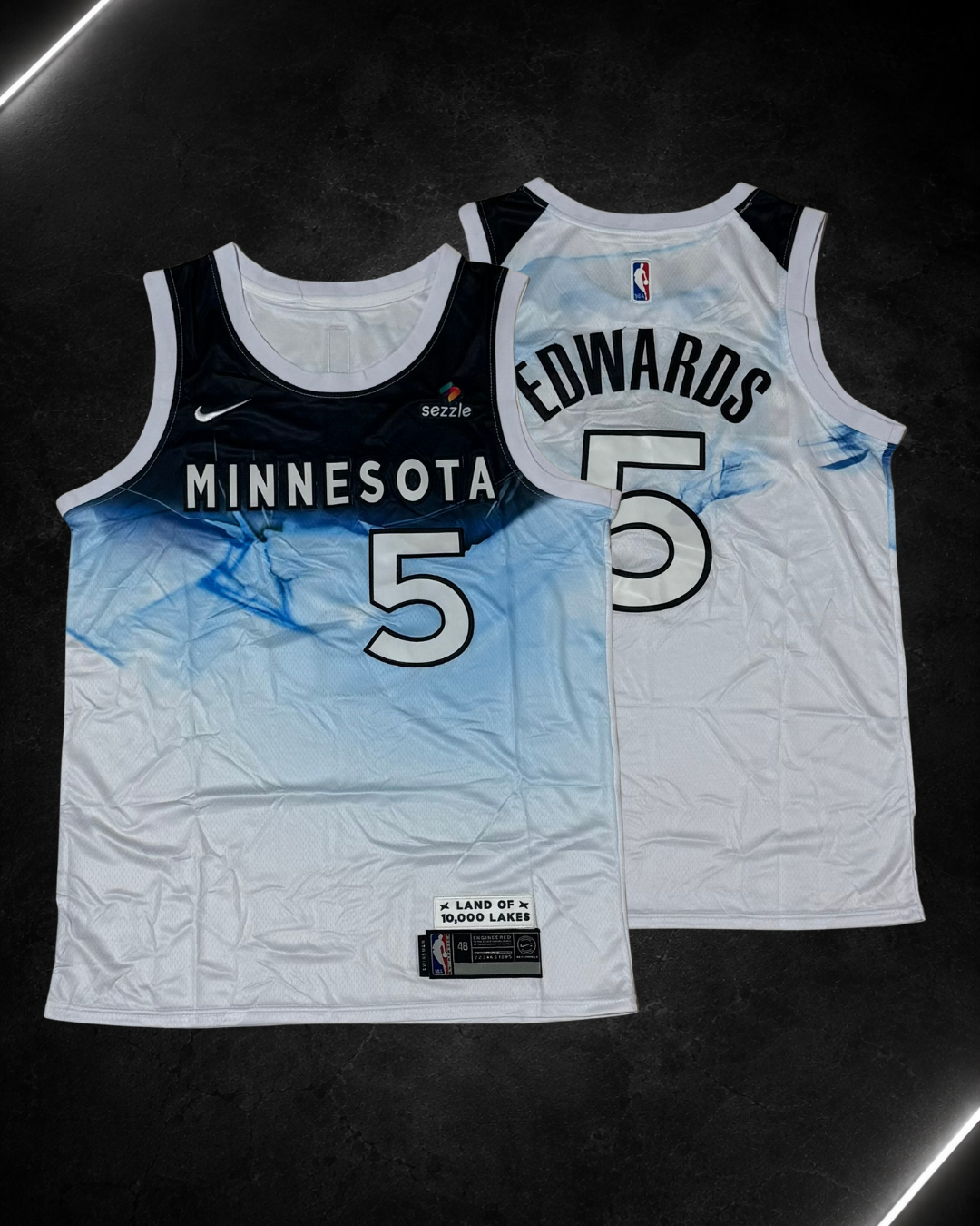 Camiseta NBA Anthony Edwards #5 - Minnesota Timberwolves City Edition
