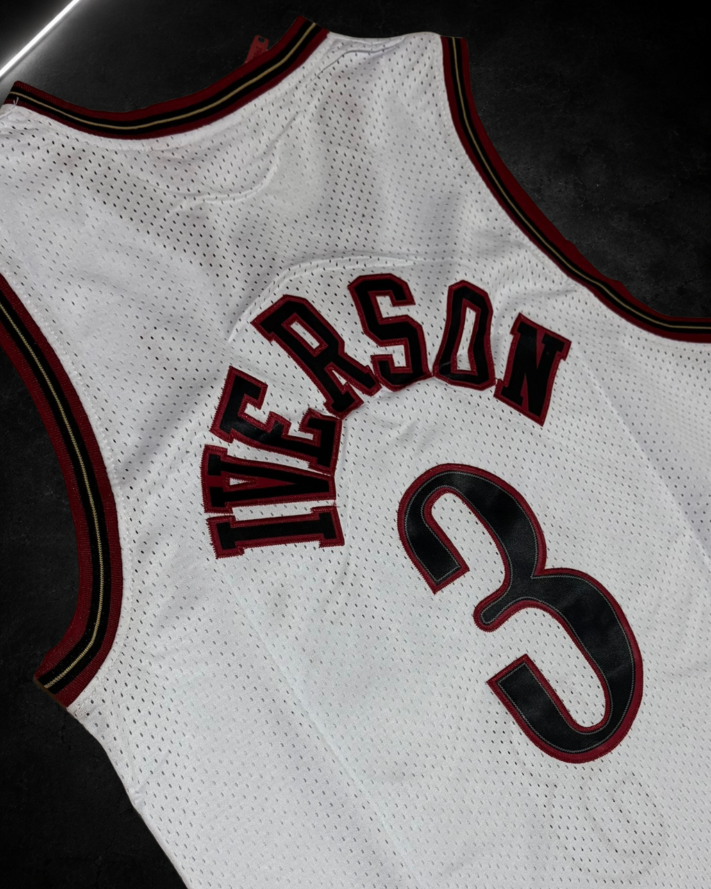 Camiseta NBA Allen Iverson #3 - Philadelphia 76ers Blanca