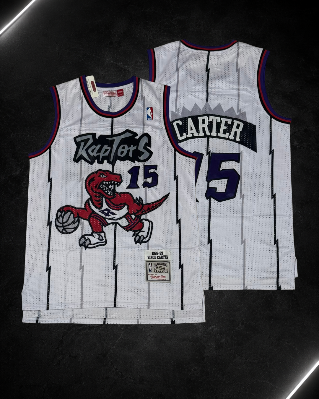 Camiseta NBA Vince Carter #15 - Toronto Raptors Blanca