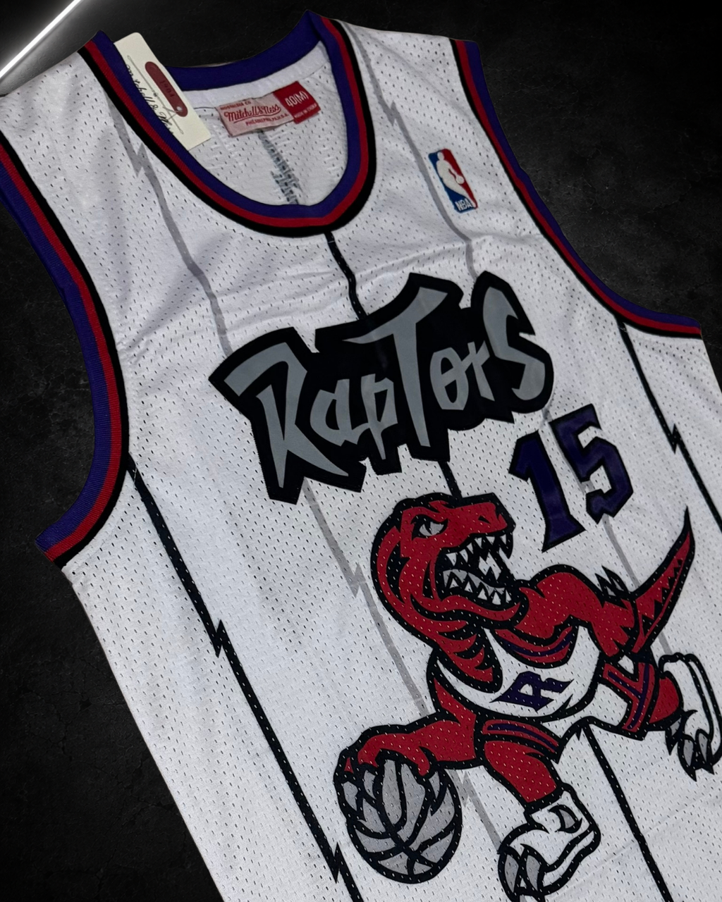 Camiseta NBA Vince Carter #15 - Toronto Raptors Blanca
