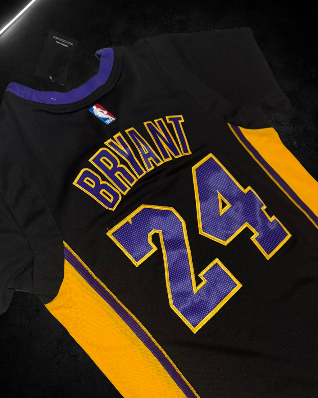 Camiseta NBA Kobe Bryant #24 - Los Angeles Lakers Negra