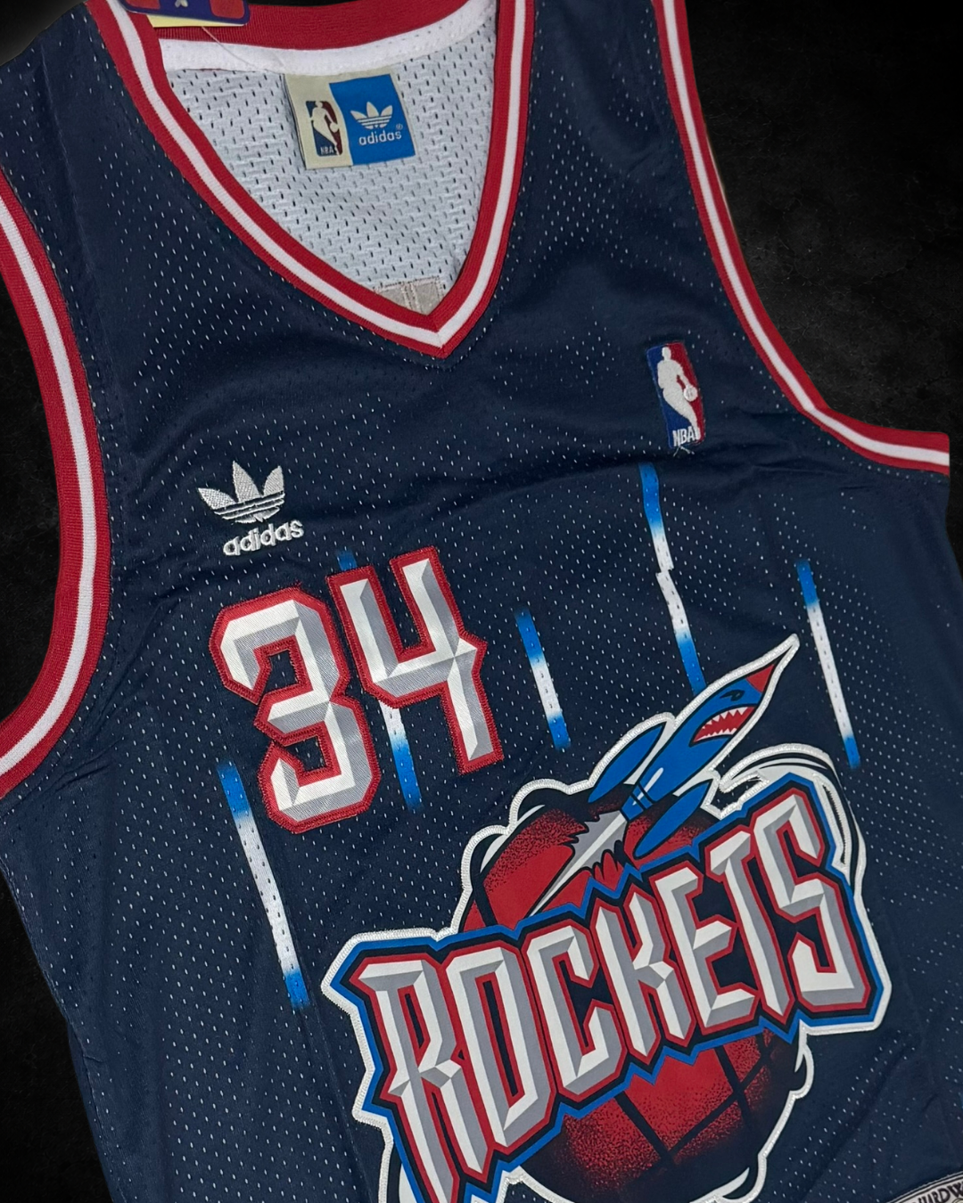 Camiseta NBA Hakeem Olajuwon #34 - Houston Rockets