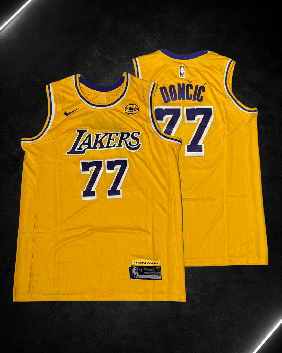 Camiseta NBA Luka Doncic #77 - Los Angeles Lakers Amarilla