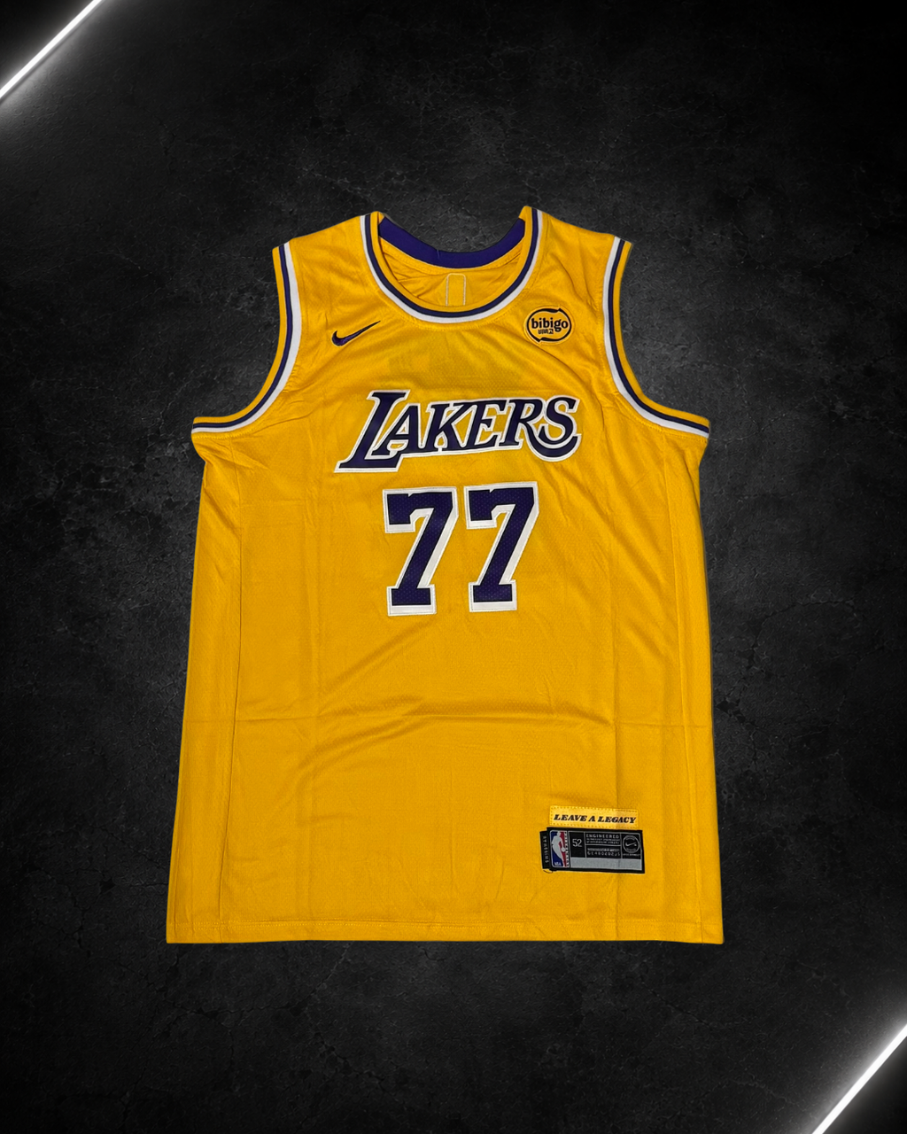 Camiseta NBA Luka Doncic #77 - Los Angeles Lakers Amarilla