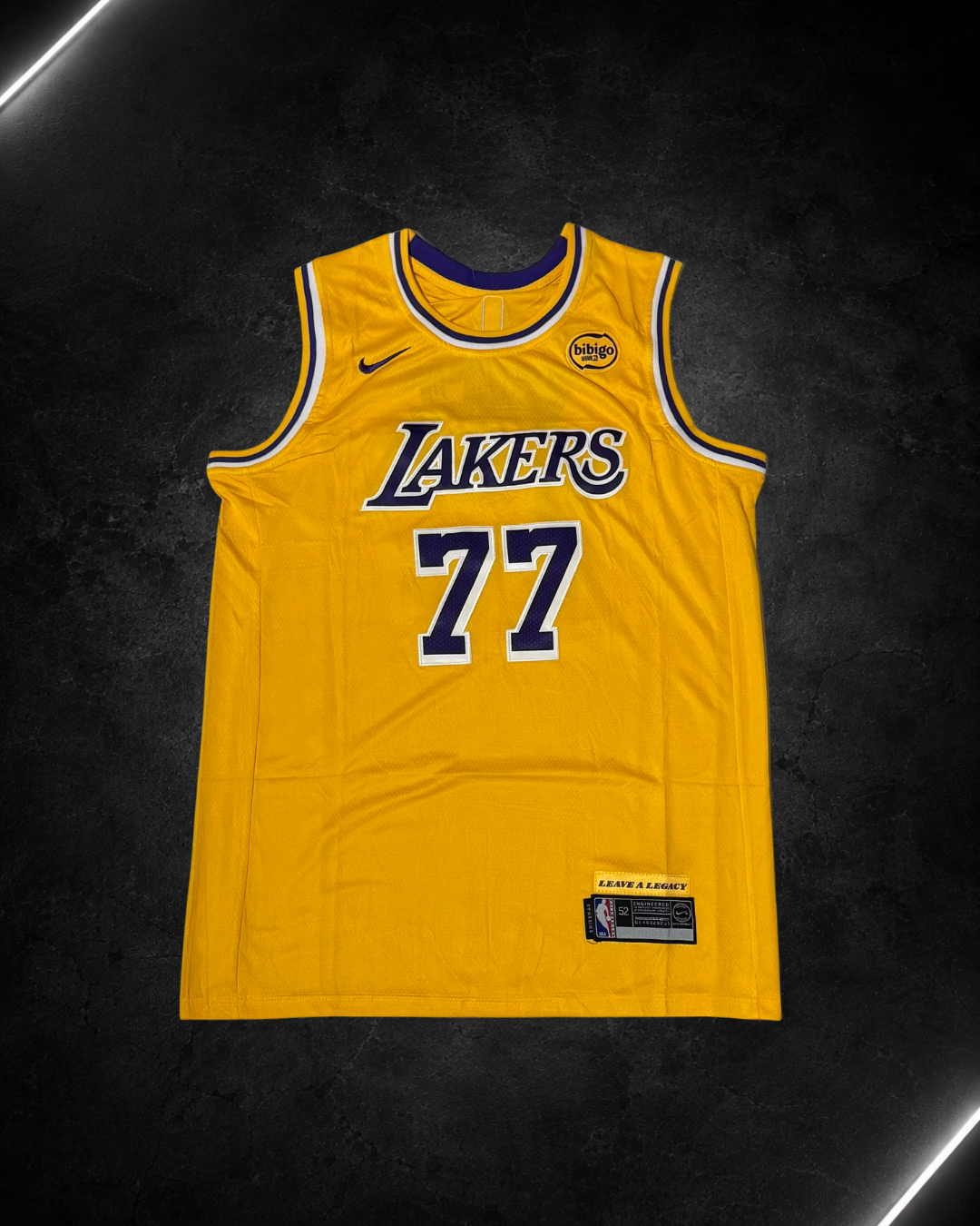 Camiseta NBA Luka Doncic #77 - Los Angeles Lakers Amarilla
