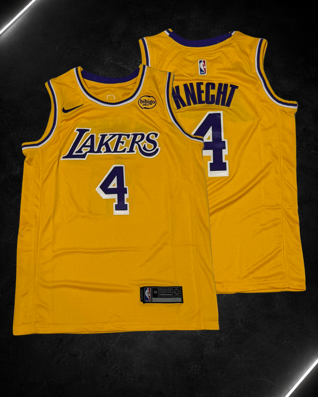 Camiseta NBA Dalton Knecht #4 - Los Angeles Lakers Icon Edition