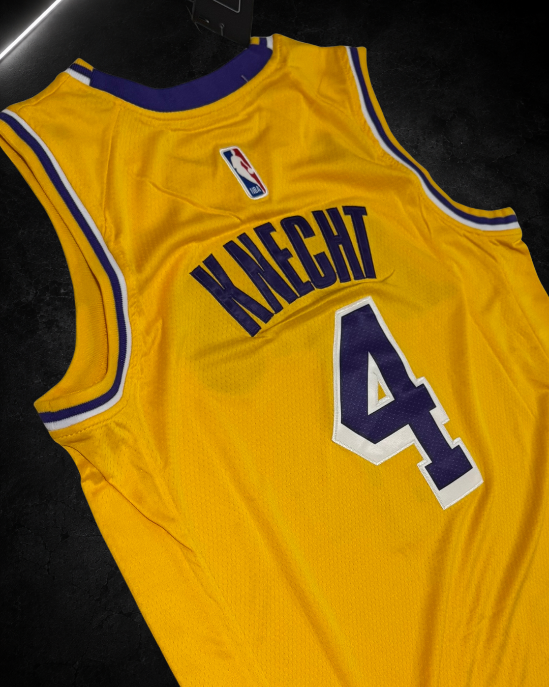 Camiseta NBA Dalton Knecht #4 - Los Angeles Lakers Icon Edition
