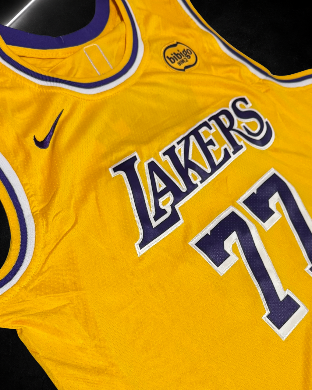 Camiseta NBA Luka Doncic #77 - Los Angeles Lakers Amarilla