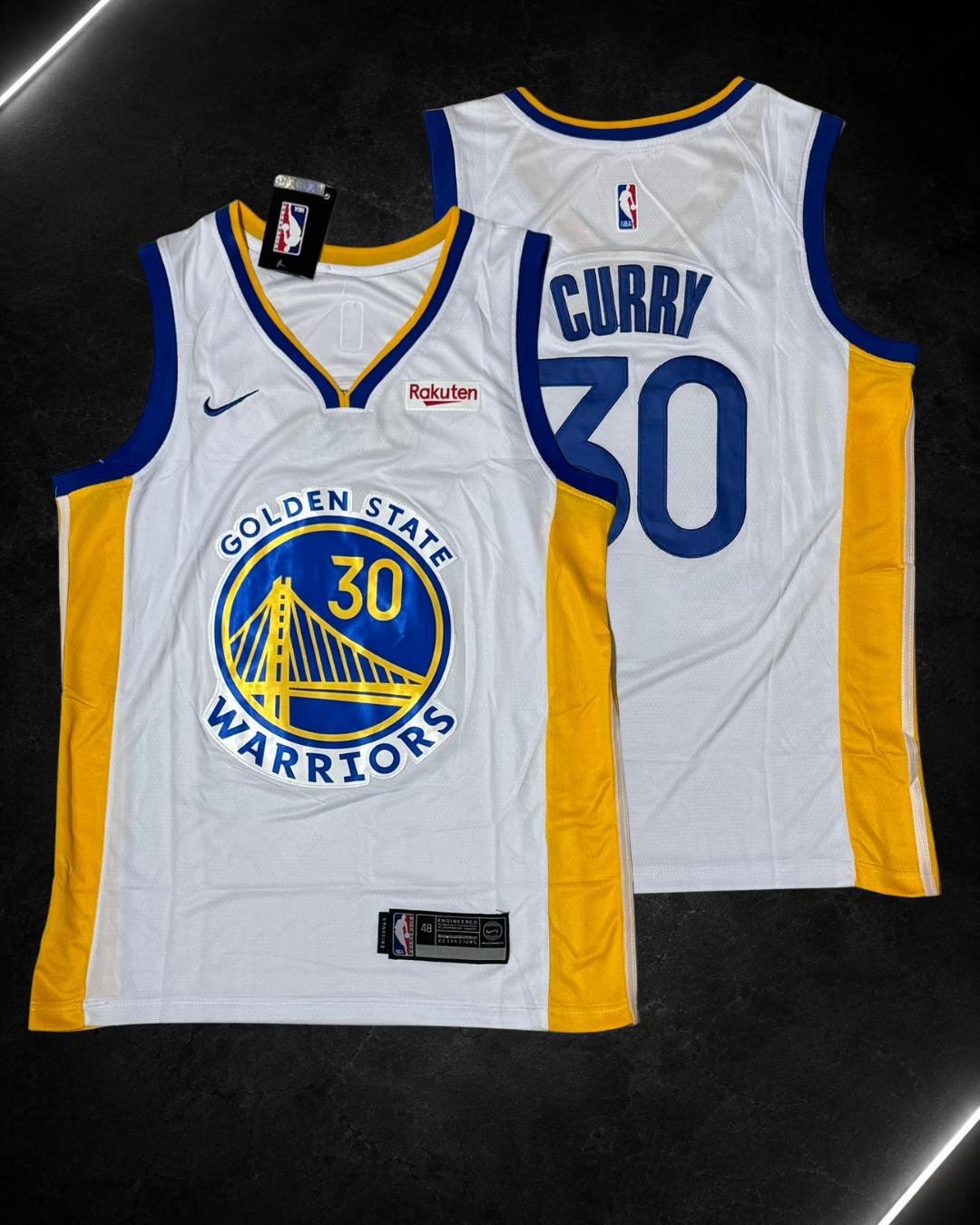 Camiseta NBA Stephen Curry #30 - Golden State Warriors Blanca
