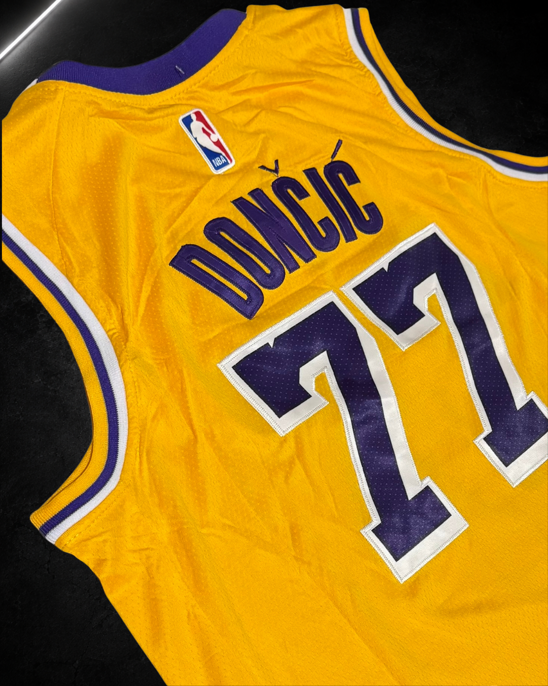 Camiseta NBA Luka Doncic #77 - Los Angeles Lakers Amarilla