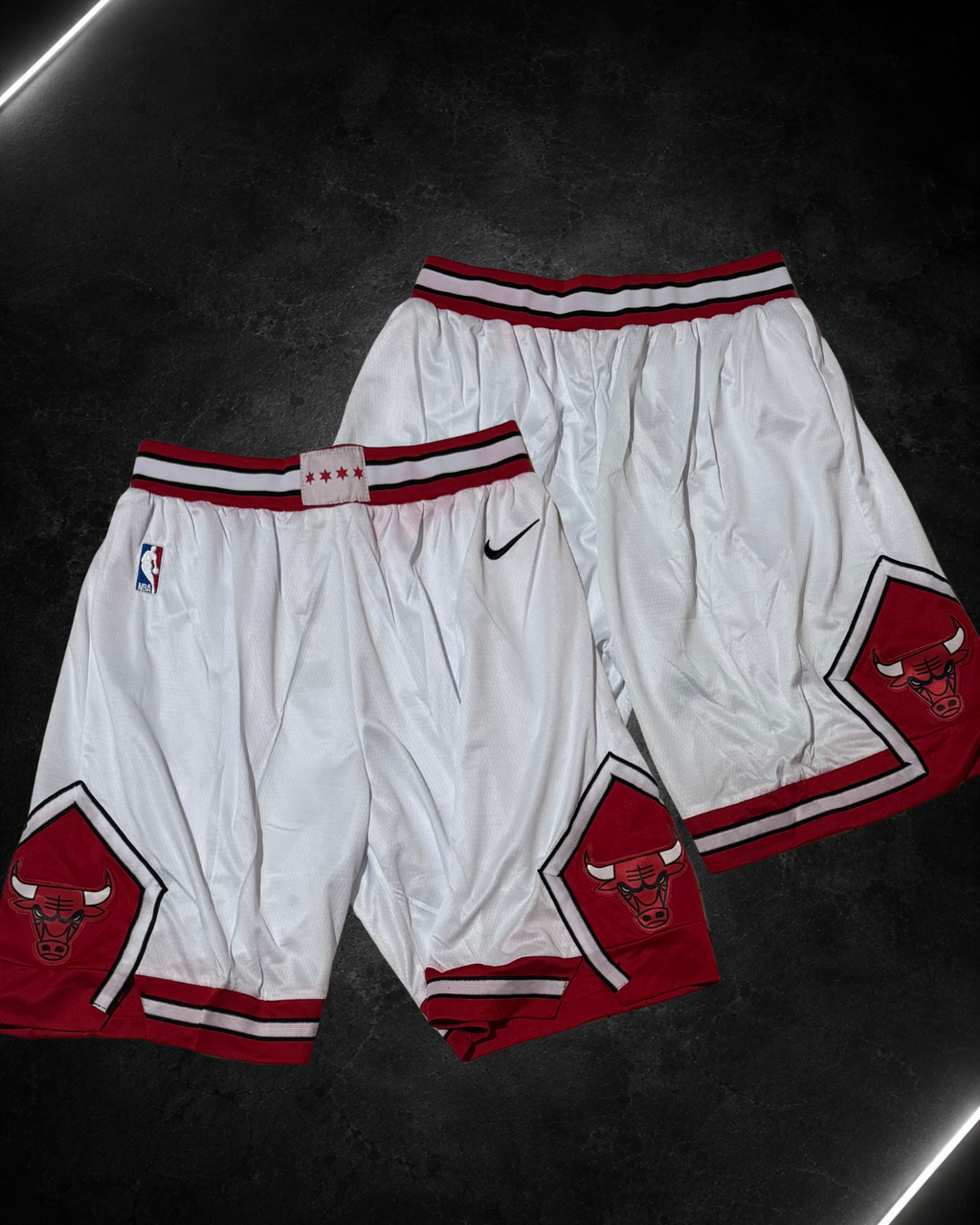 Short NBA - Chicago Bulls Blanco