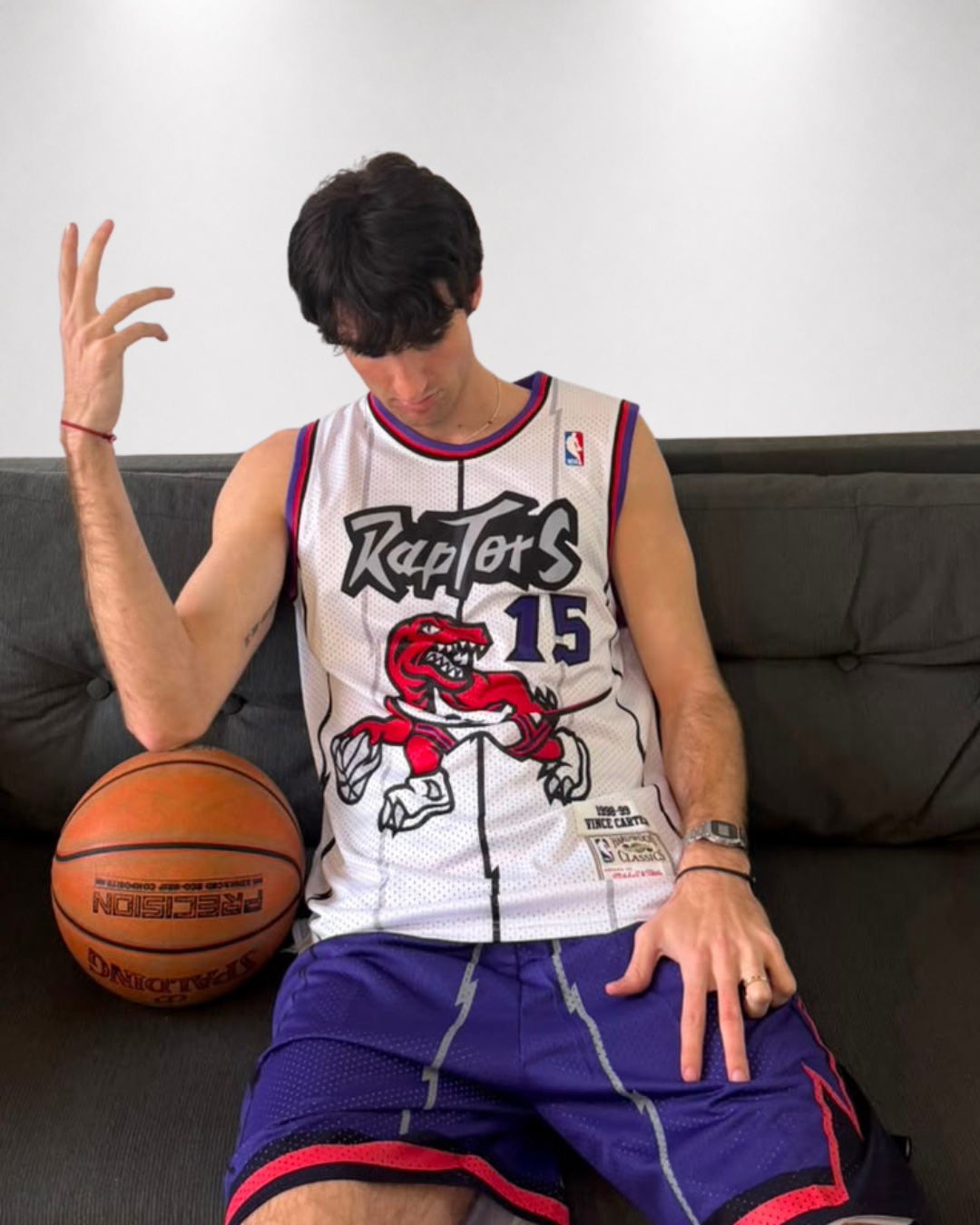 Camiseta NBA Vince Carter #15 - Toronto Raptors Blanca