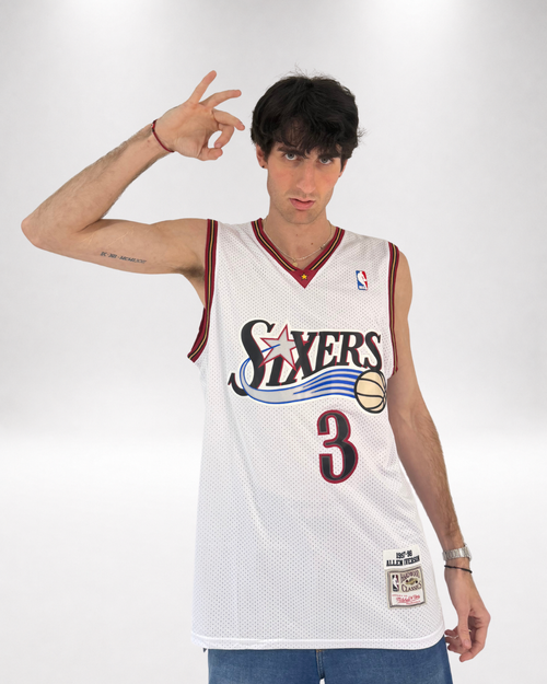 Camiseta NBA Allen Iverson #3 - Philadelphia 76ers Blanca
