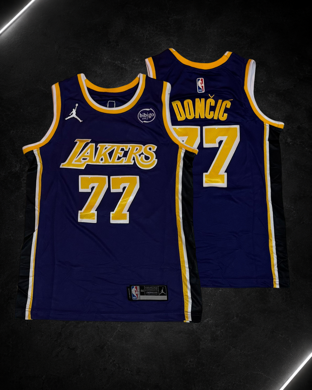 Camiseta NBA Luka Doncic #77 - Los Angeles Lakers Violeta
