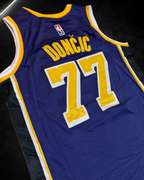 Camiseta NBA Luka Doncic #77 - Los Angeles Lakers Violeta
