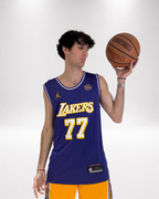 Camiseta NBA Luka Doncic #77 - Los Angeles Lakers Purple Fast Break