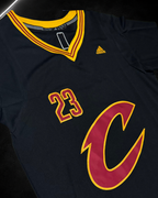 Camiseta NBA LeBron James #23 - Cleveland Cavaliers Negra