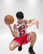 Camiseta NBA Michael Jordan #23 - Chicago Bulls Blanca